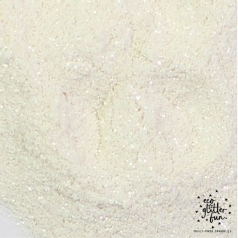 Eko bleščice - Bela Chunky - 8g